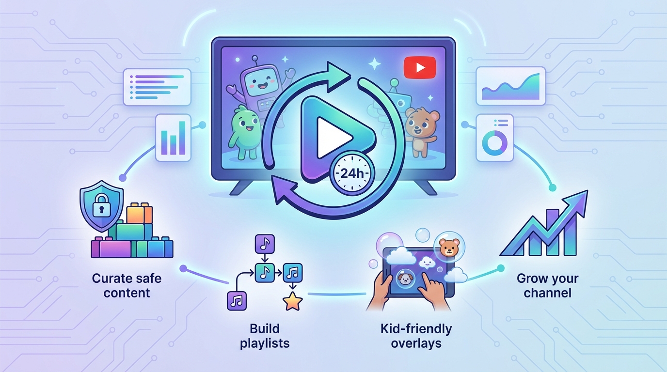How to Run a 24/7 Kids Channel on YouTube